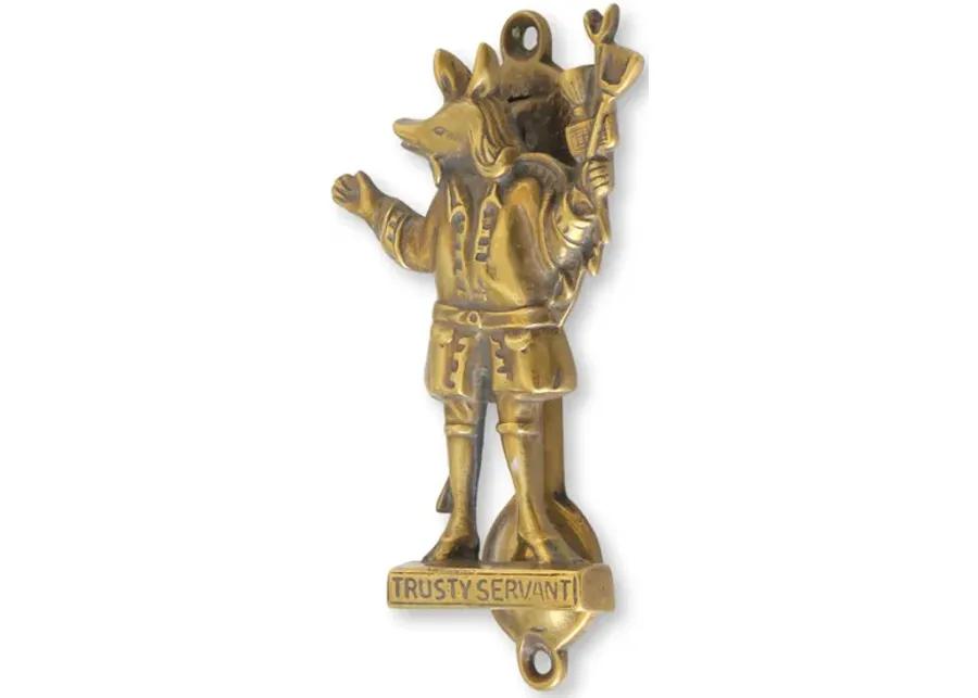 "Trusty Servent" Folklore Doorknocker - Rose Victoria - Gold