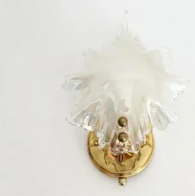 Iridescent Shell Wall Light - Gold