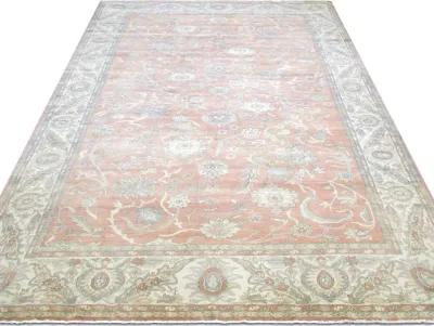 2000 Egyptian Sultanabad Rug-11'8"x17'11 - Red - Red