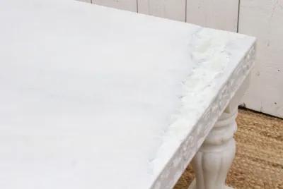 Royal White Marble Coffee Table