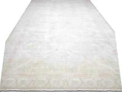 2000s Egyptian Sultanabad Rug-9'6"x19'4" - Beige - Beige