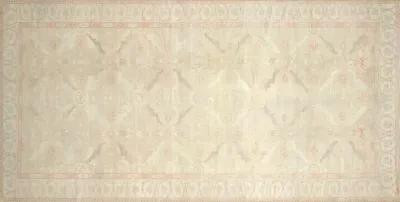 2000s Egyptian Sultanabad Rug-9'6"x19'4" - Beige - Beige