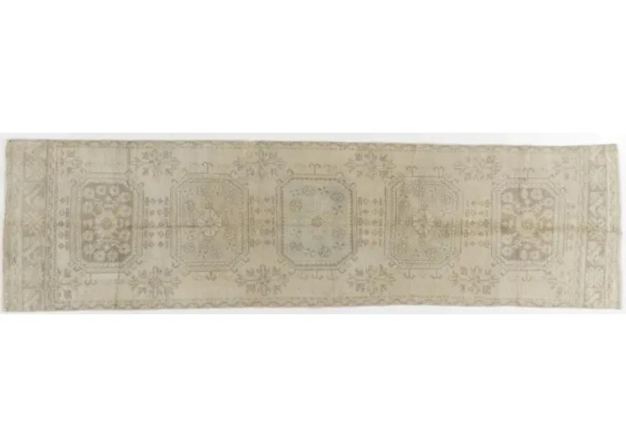 Turkish Oushak Runner 2'11 X 11' - Beige