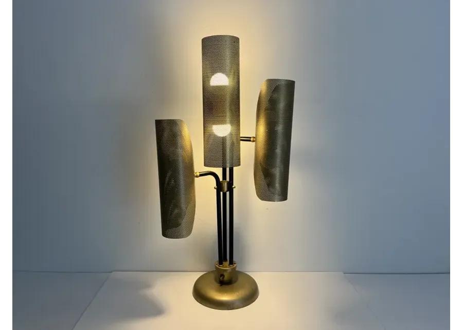 1960s Atomic Modern Lamp - Gold