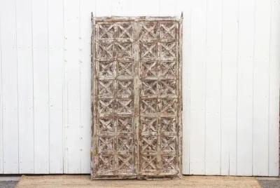 Rustic Spanish Painted Door - Brown