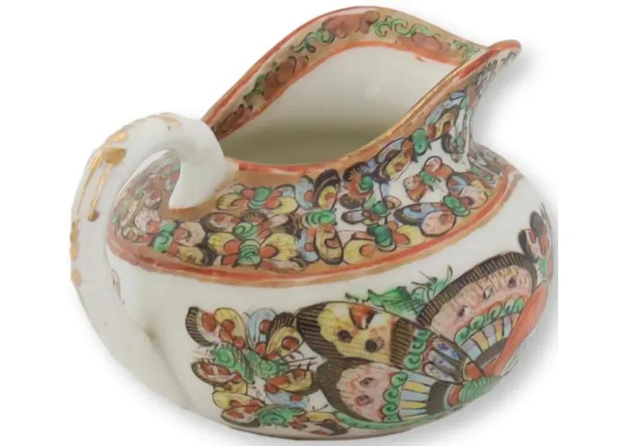 Chinese Thousand Butterfly Cream Pitcher