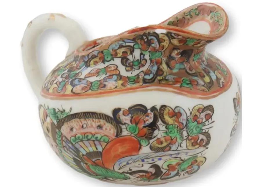 Chinese Thousand Butterfly Cream Pitcher