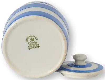 Midcenutry Cornishware Currants Canister - Blue