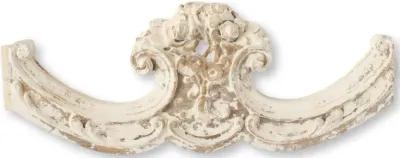 Antique French Architectural Pediment - White