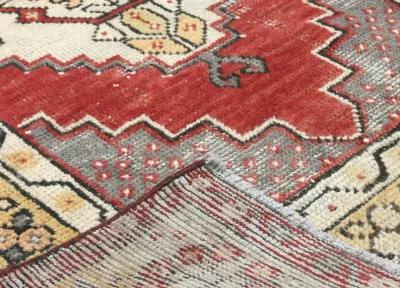 Turkish Oushak Runner -2'10"x9'7" - Red