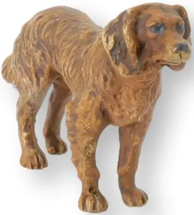 Antique Vienna Bronze Setter Dog - Brown