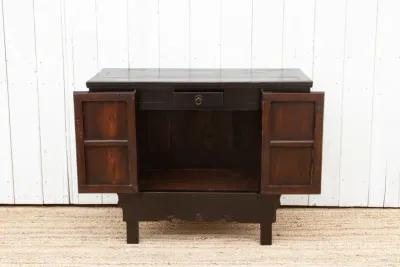 Antique Ming Style Black Cabinet