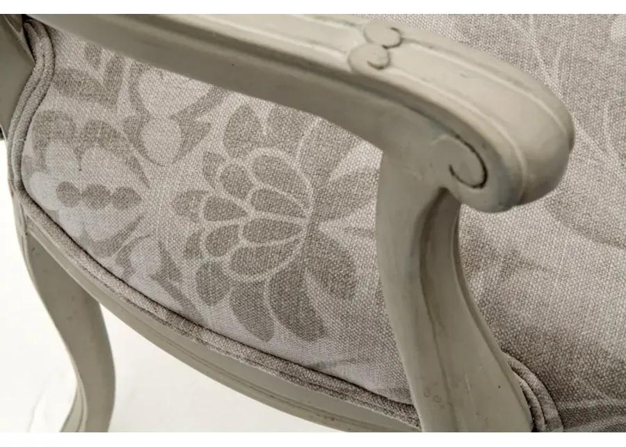 French Provincial Armchair / Romo Linen