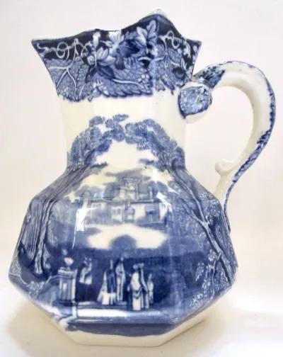 Mason's English Ironstone Jug - Blue