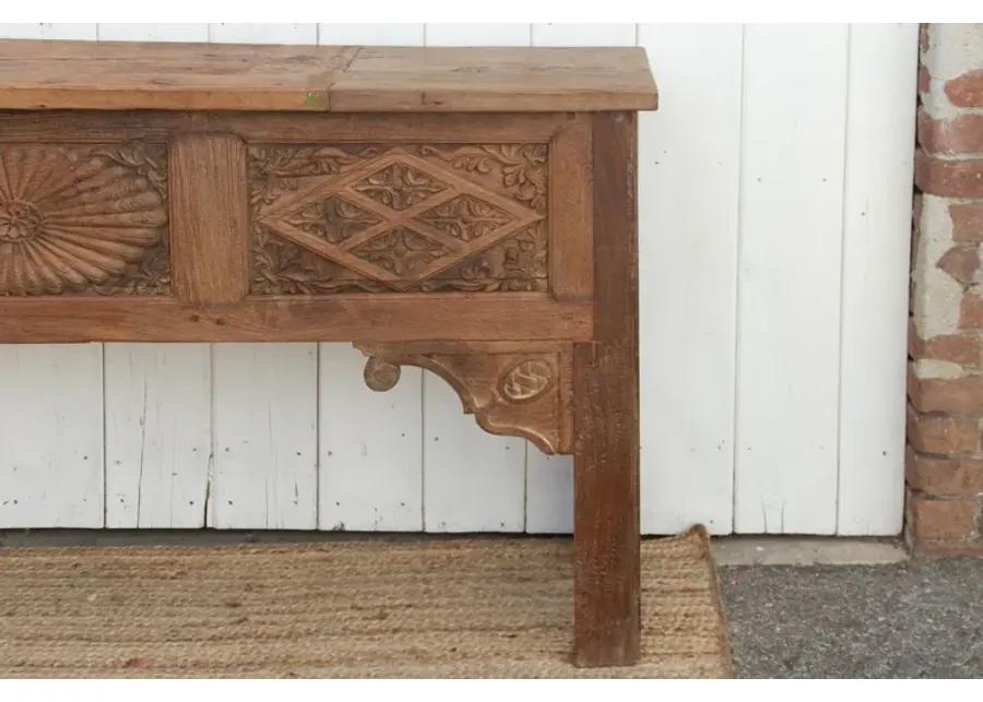 Fabulous Southern Indian Carved Console