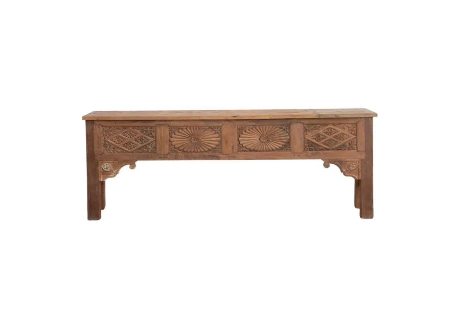 Fabulous Southern Indian Carved Console