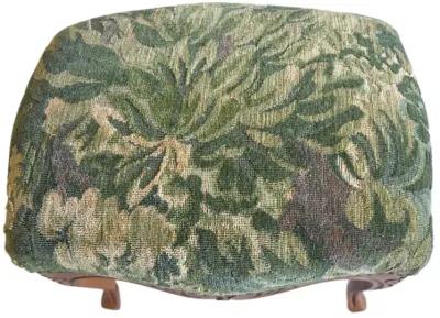 Vintage Italian Scalamandré Upholstered Bench - Green