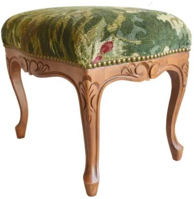 Vintage Italian Scalamandré Upholstered Bench - Green