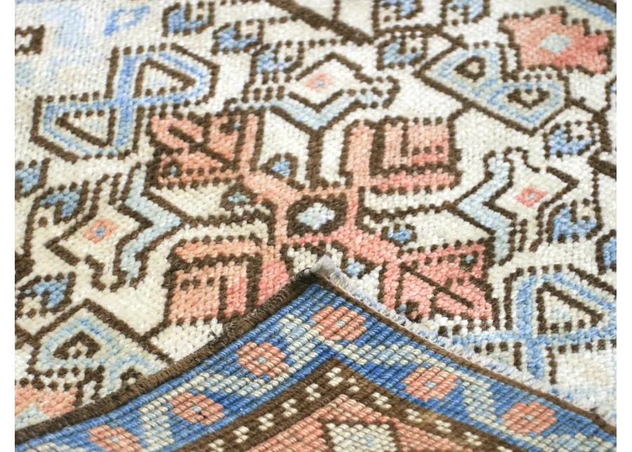 1960s Turkish Oushak Yastic -2'1" x 2'1" - Beige