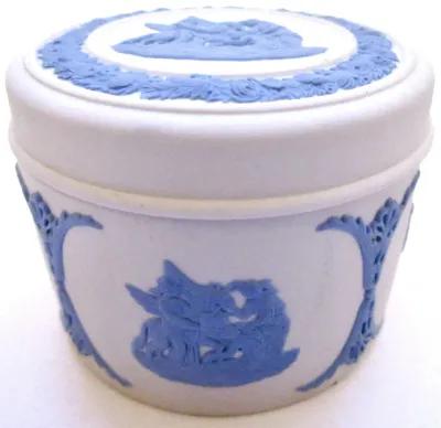 Wedgwood Jasperware Box - Blue