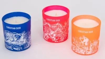 Dior New Set Of 3 Perfumed Candles Box