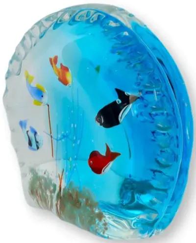 Italian Murano Glass Fish "Aquarium"