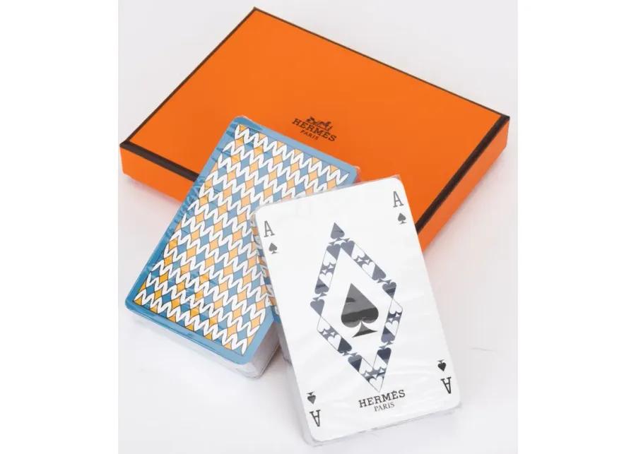 Hermès New Set 2 Poker Decks In Box