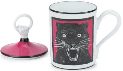 Gucci New Fornasetti Tisane Cup Panther