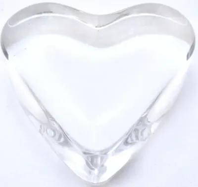 Baccarat French Crystal Heart - Clear