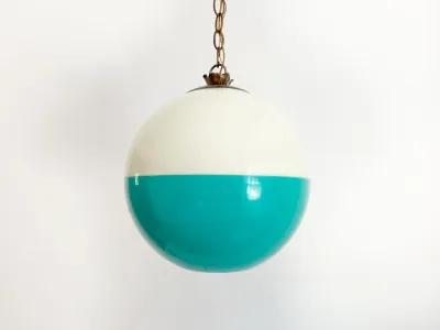 Modern Beach Ball Pendant Light - Blue