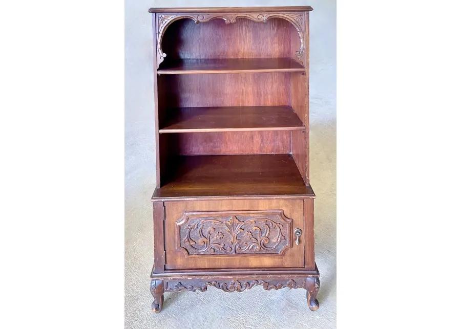 Small Bookcase Cabinet - Brown