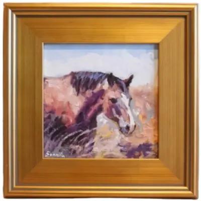 Farmhouse Ranch Horse Portrait Painting