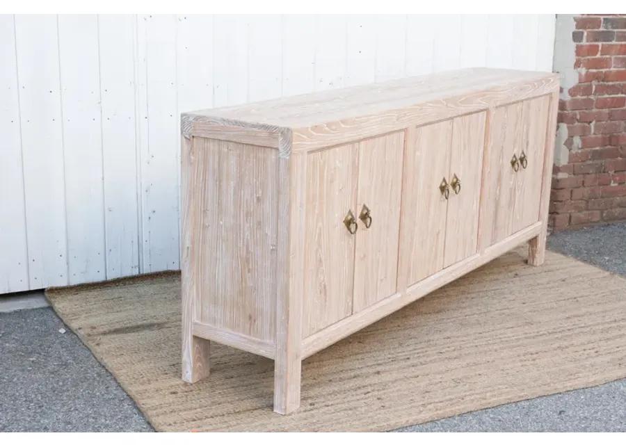 Reclaimed Elm Whitewash Sideboard