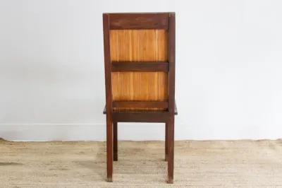 Tall Plantation Bamboo & Teak Chair