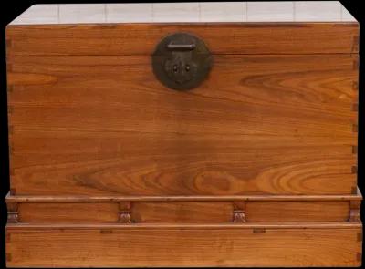 Antique Traditional Camphor Wood Chest