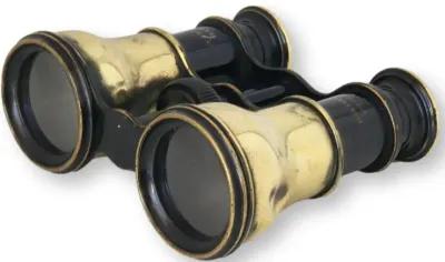 Antique English Brass Accent Binoculars