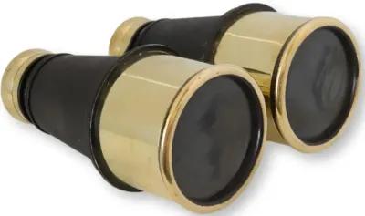 Antique English Brass Accent Binoculars