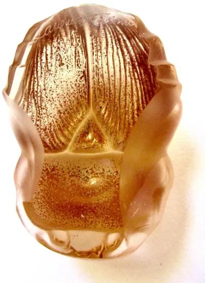 Lalique French Crystal Scarab