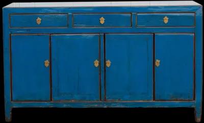 Blue Sapphire Painted Enfilade Buffet