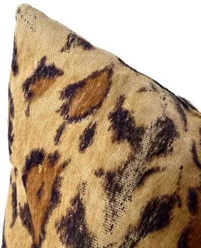 Faux Fur Leopard Pillow