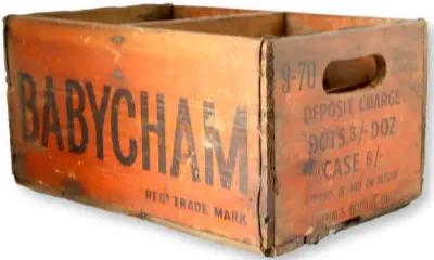 1950s Babycham Shiping Crate