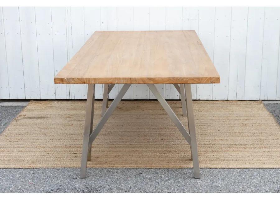 Modern Old Elm Wood Dining Table