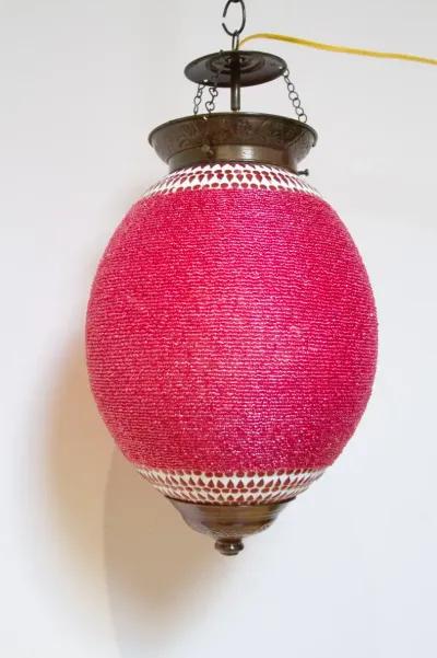 Fuchsia Pendant Sphere Lantern