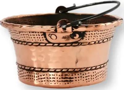 Antique Petite French Copper Basket