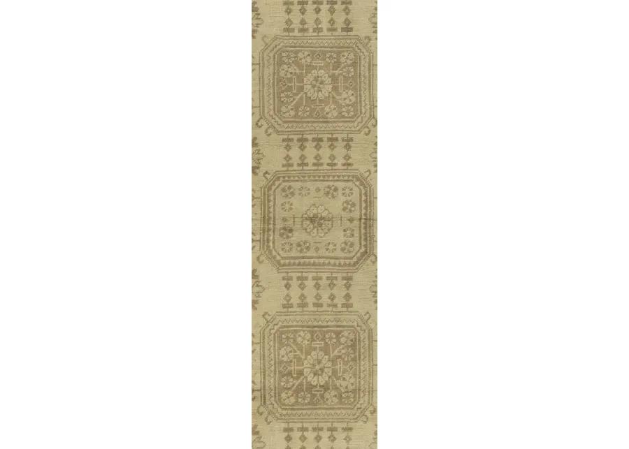 Turkish Oushak Runner 2'10 X 11' - Beige