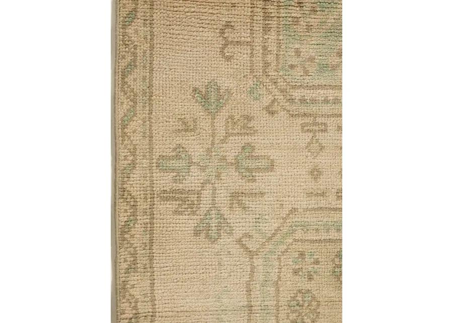 Turkish Oushak Runner 3'3 X 11'4 - Beige