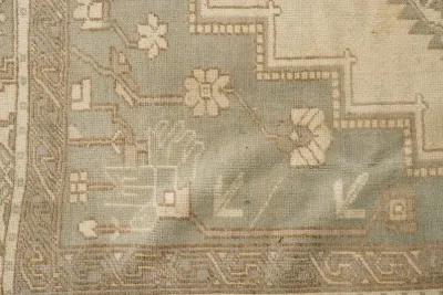 Turkish Oushak Runner 2'1 X 8'11 - Beige