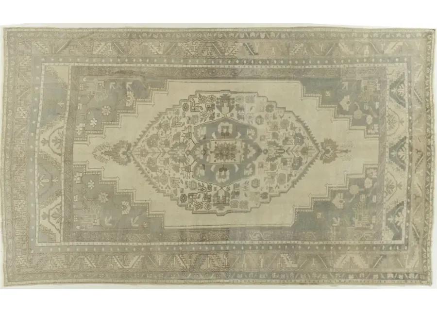 Turkish Oushak Runner 2'1 X 8'11 - Beige