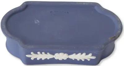 Cobalt Wedgwood Jasperware Match Box