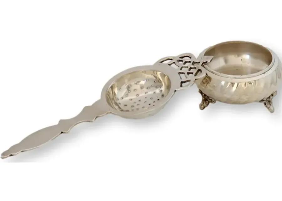 Early 1900s English Tea Strainer